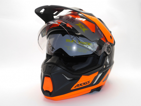 Casca adventure/touring/off road Axxis model Wolf DS Roadrunner portocaliu mat [7]