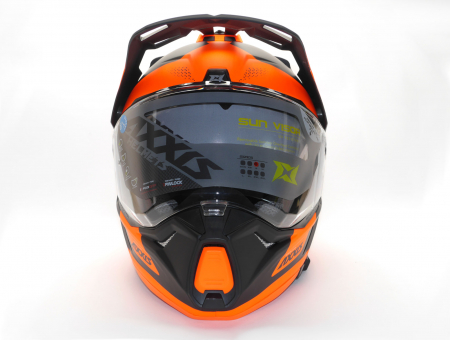 Casca adventure/touring/off road Axxis model Wolf DS Roadrunner portocaliu mat [3]