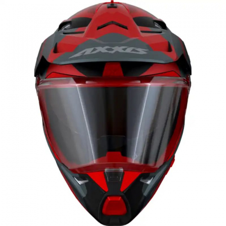 Casca adventure/touring/off road Axxis model Wolf DS rosu mat [1]