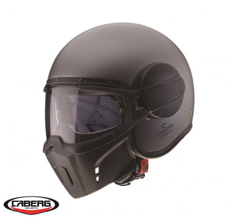 Casti Flip-up/Modulare - Casca Caberg model Ghost gun metal (titanium) mat – fibra de sticla