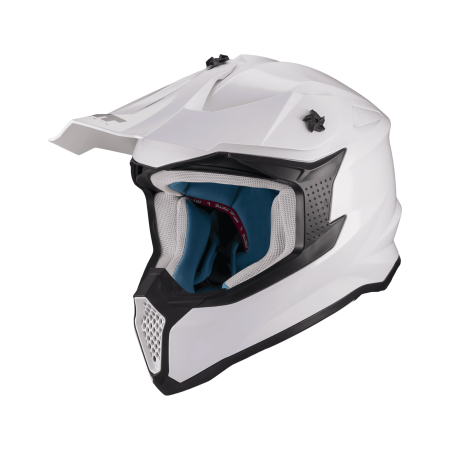 Off-Road MtHelmets - Casca enduro/offroad MT model Falcon S Pure A0 alb lucios