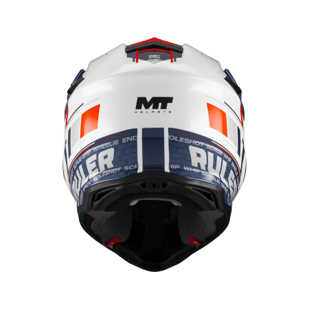 Casca enduro/offroad MT model Falcon S Ruler A15 alb lucios [4]
