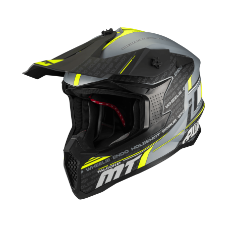 Casca enduro/offroad MT model Falcon S Ruler C2 gri mat [5]