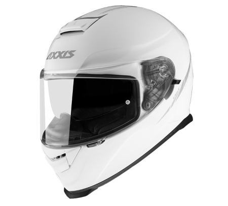 Casti Integrale Axxis - Casca integrala Axxis Draken cu ochelari integrati, alb lucios