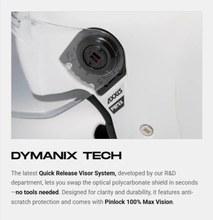 Casca integrala Axxis Fenix A1 negru mat – tip viziera: MT-V-31B – DKS429 [6]