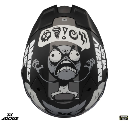 Casca integrala Axxis Fenix Angry Face B2 negru mat – tip viziera: MT-V-31B – DKS429 [5]