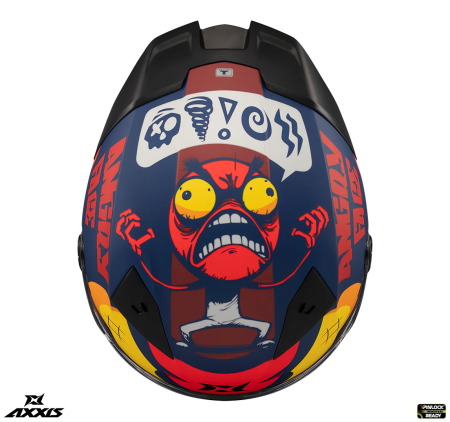 Casca integrala Axxis Fenix Angry Face C5 rosu mat – tip viziera: MT-V-31B – DKS429 [5]