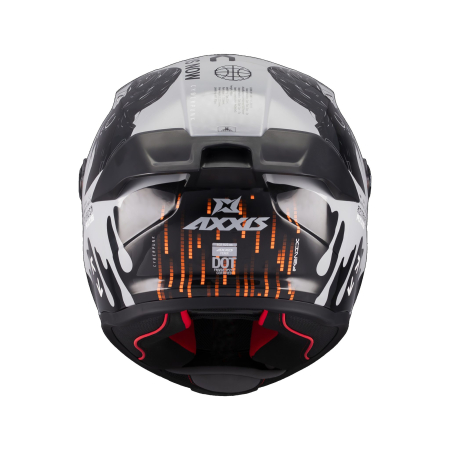Casca integrala Axxis Fenix Cyberpunk C4 alb lucios – tip viziera: MT-V-31B – DKS429 [3]