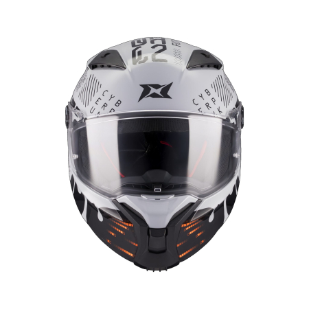 Casca integrala Axxis Fenix Cyberpunk C4 alb lucios – tip viziera: MT-V-31B – DKS429 [2]
