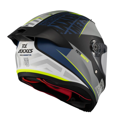 Casca integrala Axxis Fenix Essence C2 gri/albastru mat – tip viziera: MT-V-31B – DKS429 [3]