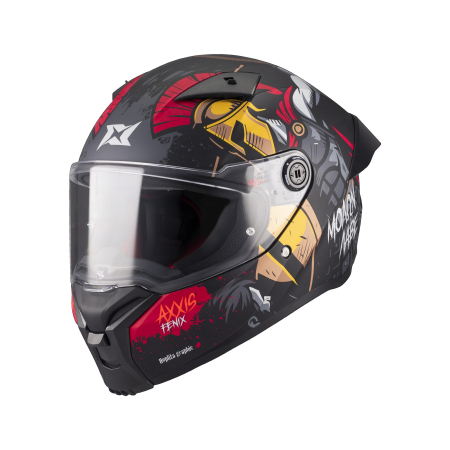 Casca integrala Axxis Fenix Hoplita B5 rosu lucios – tip viziera: MT-V-31B – DKS429 [4]