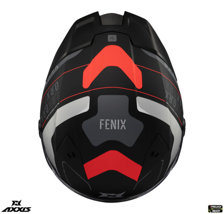 Casca integrala Axxis Fenix Ork B5 rosu mat – tip viziera: MT-V-31B – DKS429 [5]