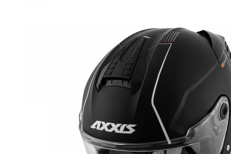Casca integrala Axxis Hawk negru mat (ochelari soare integrati) – varianta cu spoiler spate scurt [3]