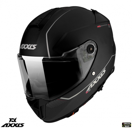 Casti Integrale Axxis - Casca integrala Axxis Hawk negru mat (ochelari soare integrati) – varianta cu spoiler spate scurt