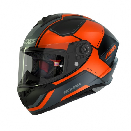 Casca integrala Axxis model Draken S Sonar portocaliu mat [1]