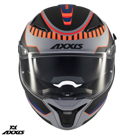 Casca integrala Axxis Panther SV Gale C4 portocaliu mat (ochelari soare integrati) – tip viziera: MT-V-31 – DKS429 [1]