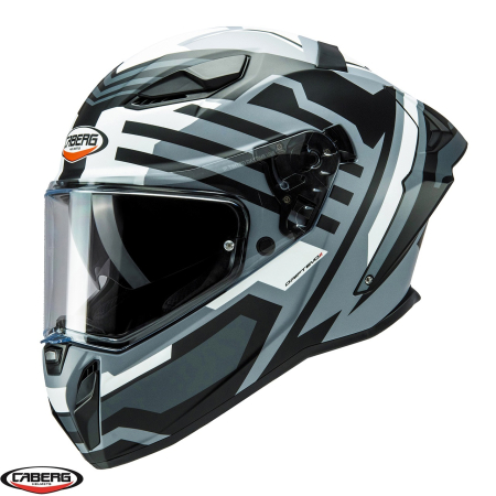Casti integrale Caberg - Casca integrala Caberg model Drift Evo II SV Horizon N5 gri/negru/alb mat Pinlock ready – lentila Pinlock inclusa