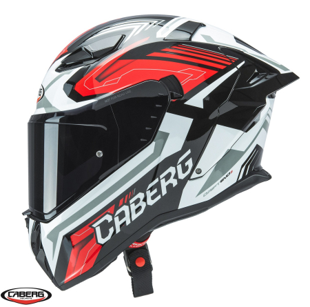 Casca integrala Caberg model Drift Evo II SV Jarama G0 negru/alb/rosu lucios Pinlock ready – lentila Pinlock inclusa [3]