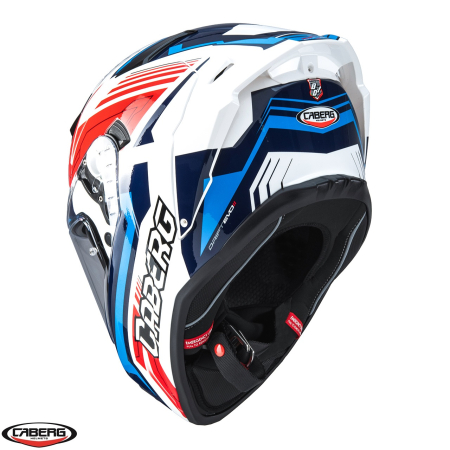 Casca integrala Caberg model Drift Evo II SV Jarama H7 alb/rosu/albastru lucios Pinlock ready – lentila Pinlock inclusa [2]