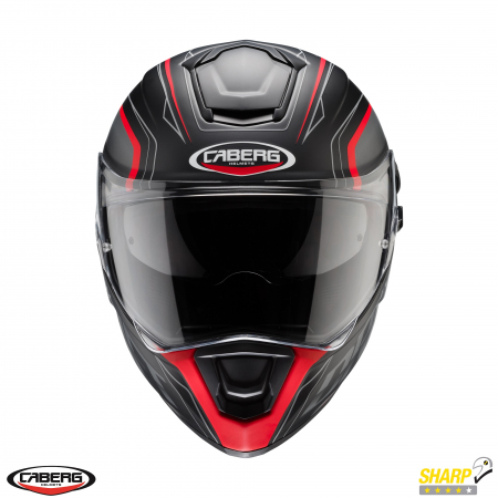 Casca integrala Caberg model Drift Evo SV Integra H9 negru antracit rosu fluor mat Pinlock ready – lentila Pinlock inclusa [3]