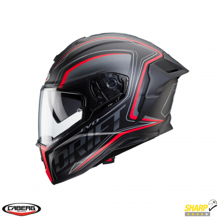 Casca integrala Caberg model Drift Evo SV Integra H9 negru antracit rosu fluor mat Pinlock ready – lentila Pinlock inclusa [1]