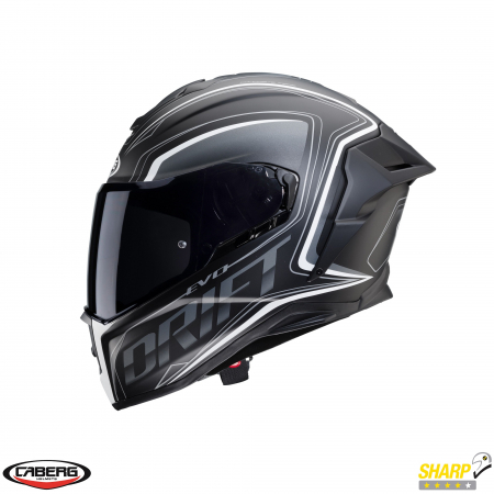 Casca integrala Caberg model Drift Evo SV Integra I0 negru/antracit/alb mat Pinlock ready – lentila Pinlock inclusa [2]