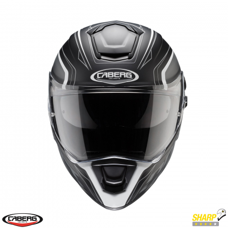 Casca integrala Caberg model Drift Evo SV Integra I0 negru/antracit/alb mat Pinlock ready – lentila Pinlock inclusa [3]
