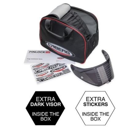 Casca integrala Caberg model GP01 Carbon Pinlock ready – 100% carbon – lentila Pinlock + viziera neagra incluse – FIM Approved [7]