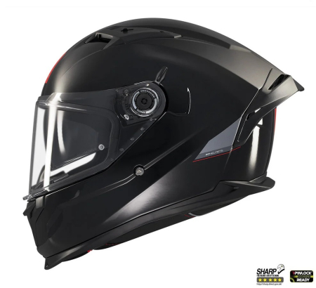 Casti Integrale Mt Helmets - Casca integrala MT Braker SV A1 negru lucios (ochelari soare integrati)