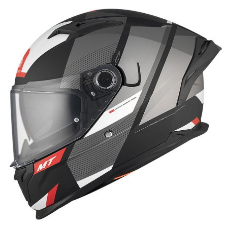 Casti Integrale Mt Helmets - Casca integrala MT Braker SV Chento B0 gri mat (ochelari soare integrati)
