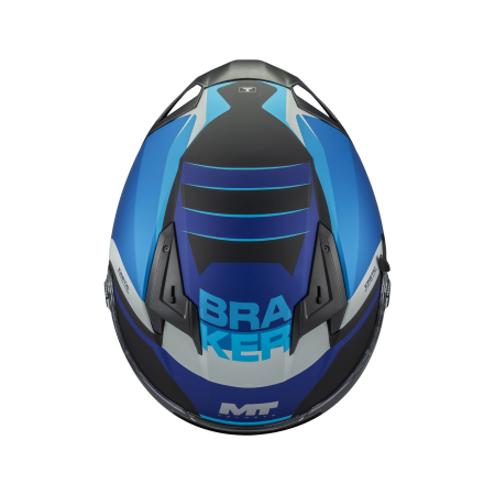 Casca integrala MT Braker SV Inception B7 albastru mat (ochelari soare integrati) – tip viziera: MT-V-28B – DKS435 – punctaj maxim SHARP Test – 5 stele [4]