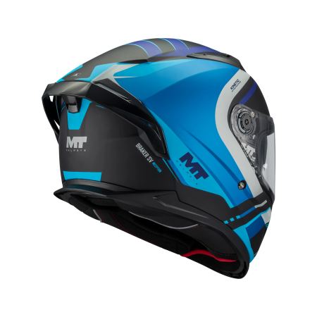 Casca integrala MT Braker SV Inception B7 albastru mat (ochelari soare integrati) – tip viziera: MT-V-28B – DKS435 – punctaj maxim SHARP Test – 5 stele [2]