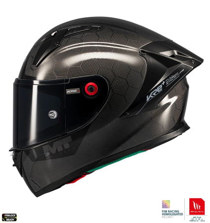Casti Integrale Mt Helmets - Casca integrala MT KRE+ S Pure Carbon A1 negru lucios – 100% carbon – FIM approved - ECE 22.06