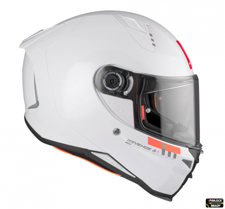Casca integrala MT Revenge 2 alb lucios – omologare noua ECE 22.06 [4]