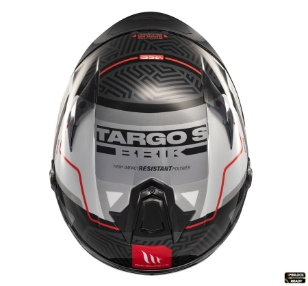 Casca integrala MT Targo S Brik C0 gri lucios – omologare noua ECE 22.06 – tip viziera: MT-V-14B [5]