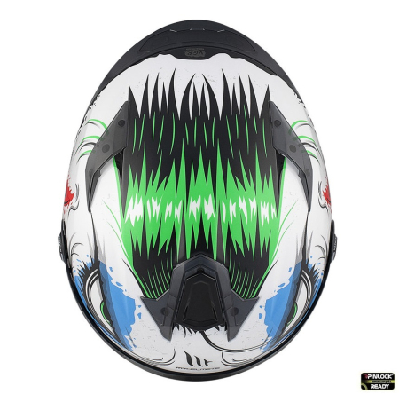 Casca integrala MT Targo S Joke A5 alb lucios – omologare noua ECE 22.06 – tip viziera: MT-V-14B [6]