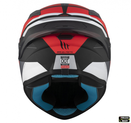 Casca integrala MT Targo S Kay B5 rosu mat  – omologare noua ECE 22.06 [6]