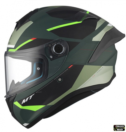 Casti Integrale Mt Helmets - Casca integrala MT Targo S Kay C6 verde mat  – omologare noua ECE 22.06