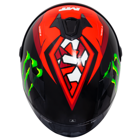 Casca integrala MT Targo S Piqueras B5 rosu lucios – omologare noua ECE 22.06 – tip viziera: MT-V-14 [3]