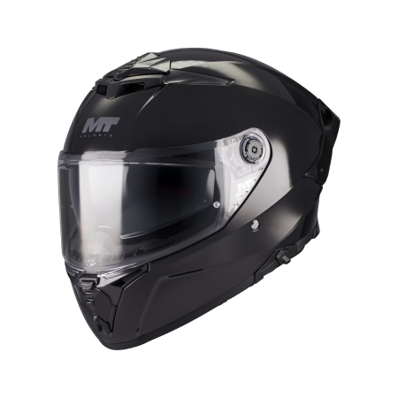 Casti Integrale - Casca integrala MT Thunder 4 R SV Pure A1 negru lucios (ochelari soare integrati) + lentila antiaburire Pinlock 70 cadou – tip viziera: MT-V-28C – DKS 435