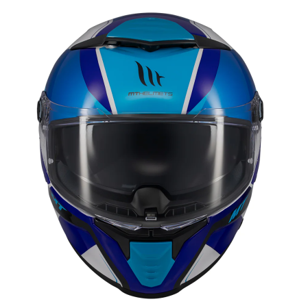 Casca integrala MT Thunder 4 SV Freeway A17 albastru lucios (ochelari soare integrati) – tip viziera: MT-V-28B [2]