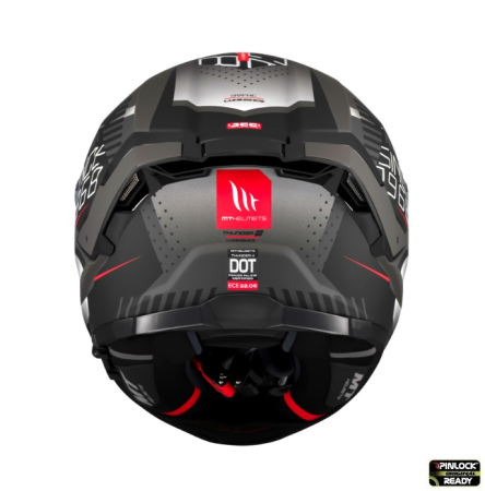 Casca integrala MT Thunder 4 SV Luminence D1 negru/gri mat (ochelari soare integrati) – tip viziera: MT-V-28B [2]