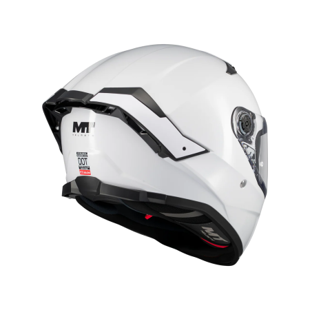 Casca integrala MT Thunder 4 SV Pure A0 alb lucios (ochelari soare integrati) [3]