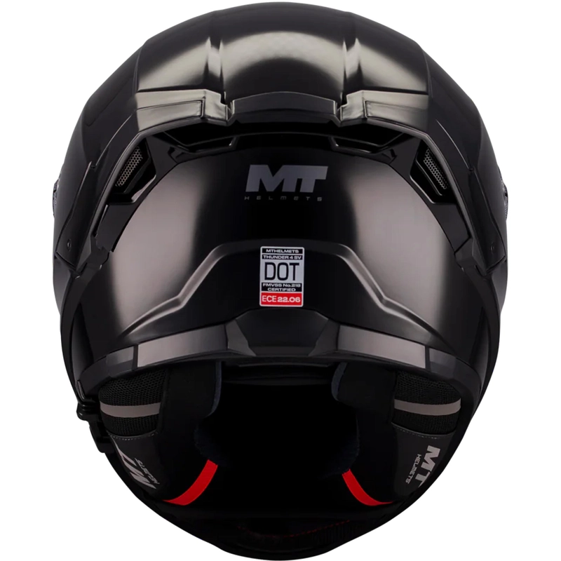 Casca integrala MT Thunder 4 SV Pure A1 negru lucios (ochelari soare integrati) [4]