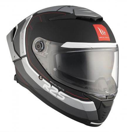 Casca integrala MT Thunder 4 SV R25 B2 negru/gri mat (ochelari soare integrati) [3]