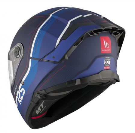 Casca integrala MT Thunder 4 SV R25 C7 albastru mat (ochelari soare integrati) [7]