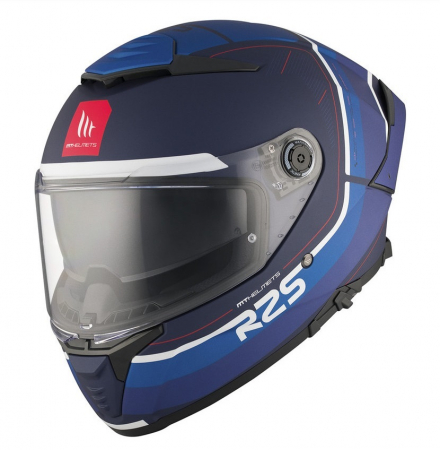Casca integrala MT Thunder 4 SV R25 C7 albastru mat (ochelari soare integrati) [1]