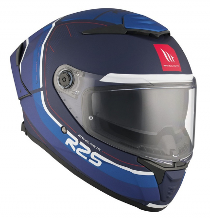 Casca integrala MT Thunder 4 SV R25 C7 albastru mat (ochelari soare integrati) [3]