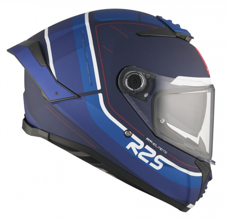 Casca integrala MT Thunder 4 SV R25 C7 albastru mat (ochelari soare integrati) [4]