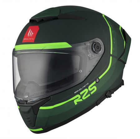 Casca integrala MT Thunder 4 SV R25 Verde Mat (ochelari soare integrati) [1]